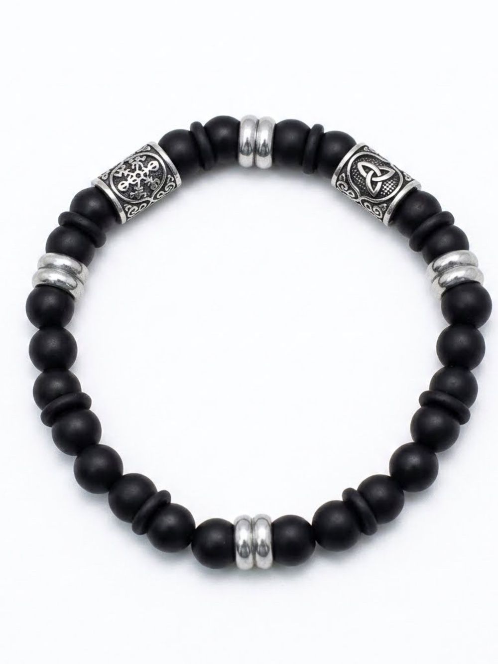 Onyx Bracelet 8” Strength, Power & Grounding